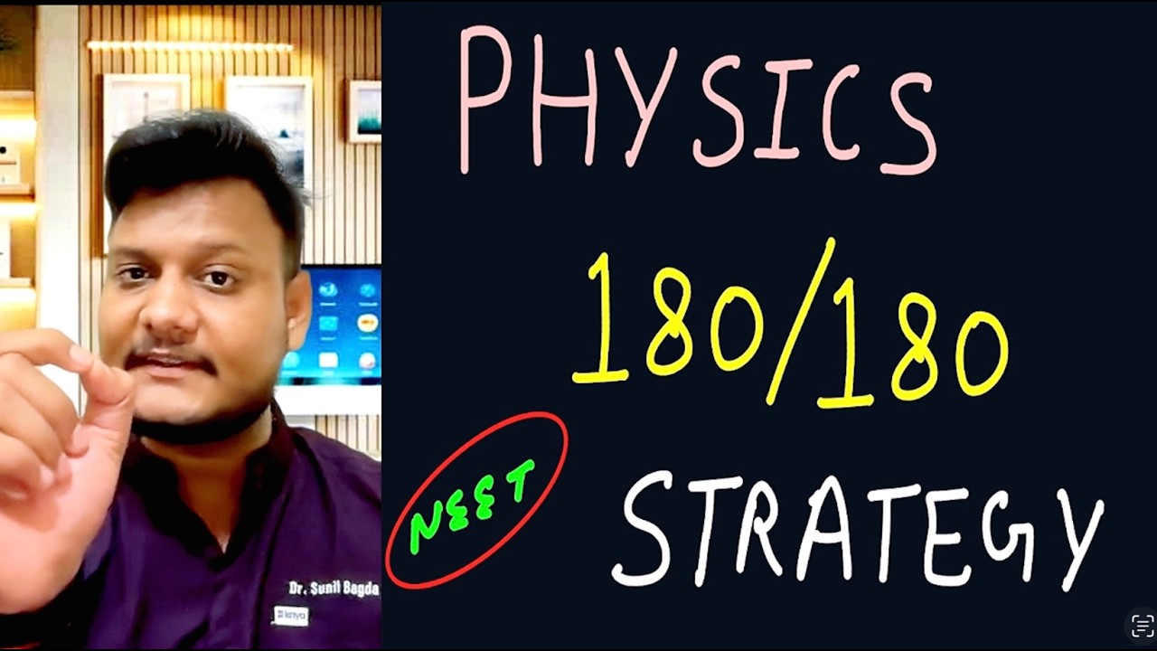 Score 180/180 in NEET Physics 2027 🚀 Complete Roadmap | AIR 1 Strategy | Physics Full Plan #neet2027