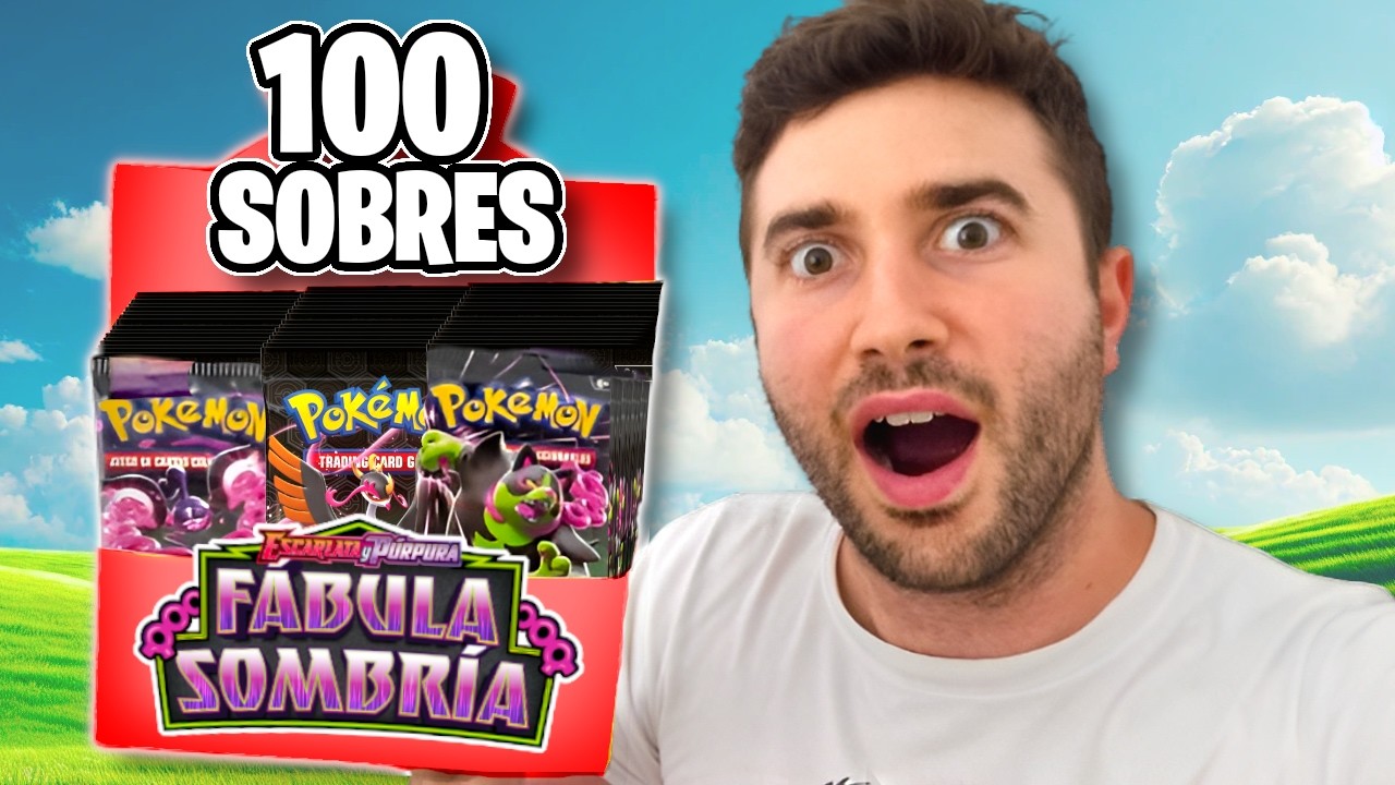 Abro 100 Sobres de FÁBULA SOMBRÍA! Nueva caja Cartas Pokémon