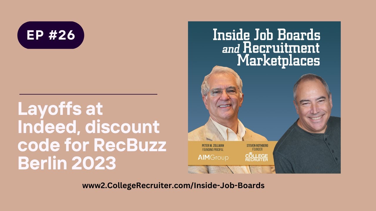 Layoffs at Indeed and a discount code for RecBuzz Berlin | ep.26