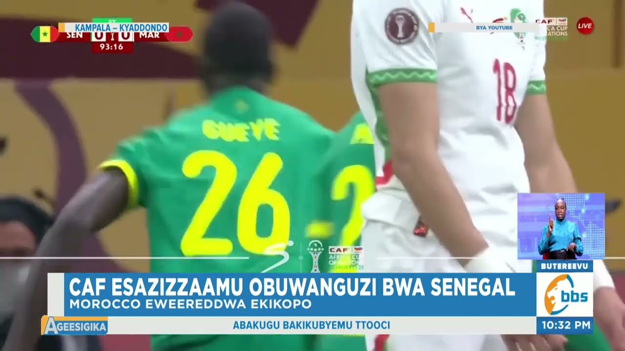 Ekya CAF Okusazaamu Obuwanguzi bwa Senegal Kiwuniikirizza Ensi, Abakugu Bakikubyemu Ttooci