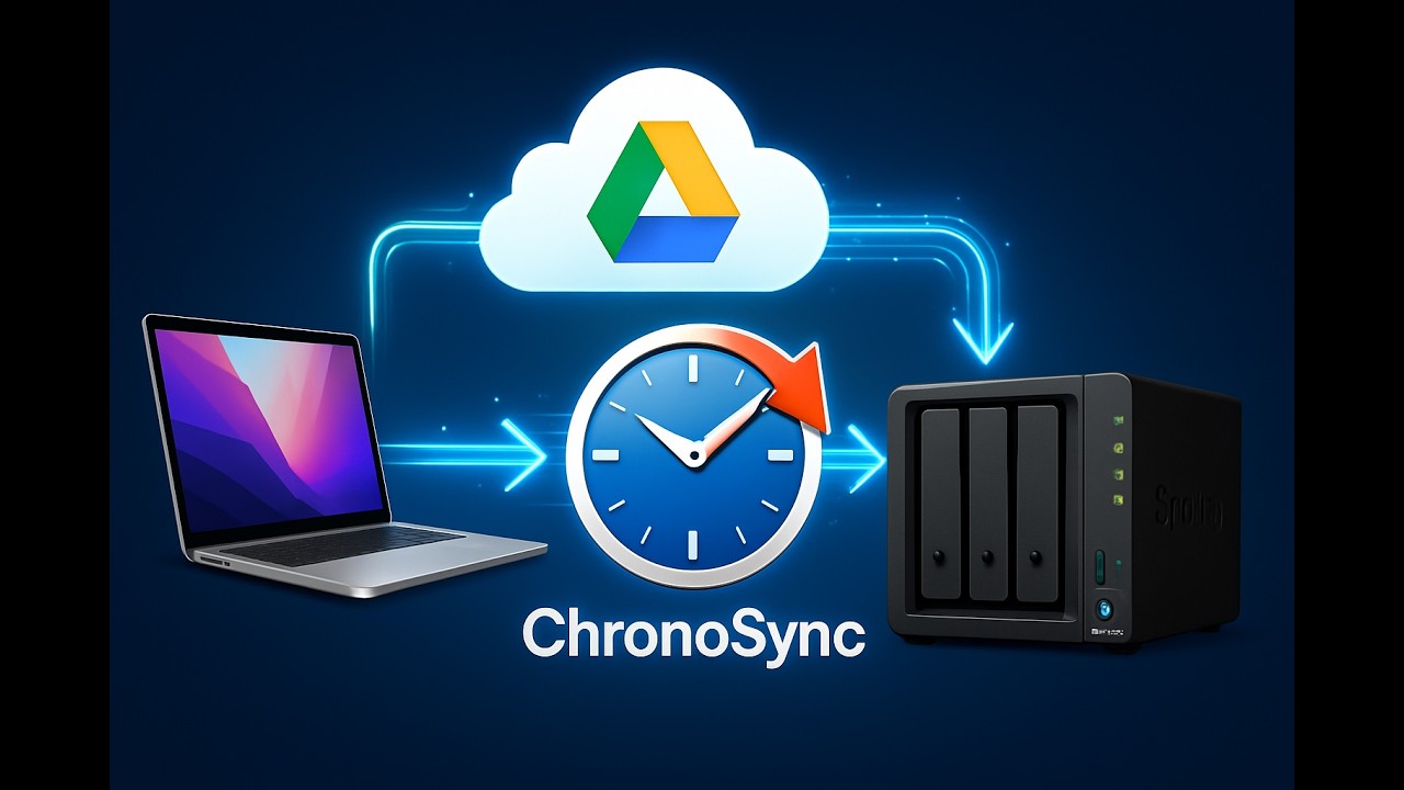 Exploring File Provider Extensions with ChronoSync to Backup Google Drive on Mac to Synology
