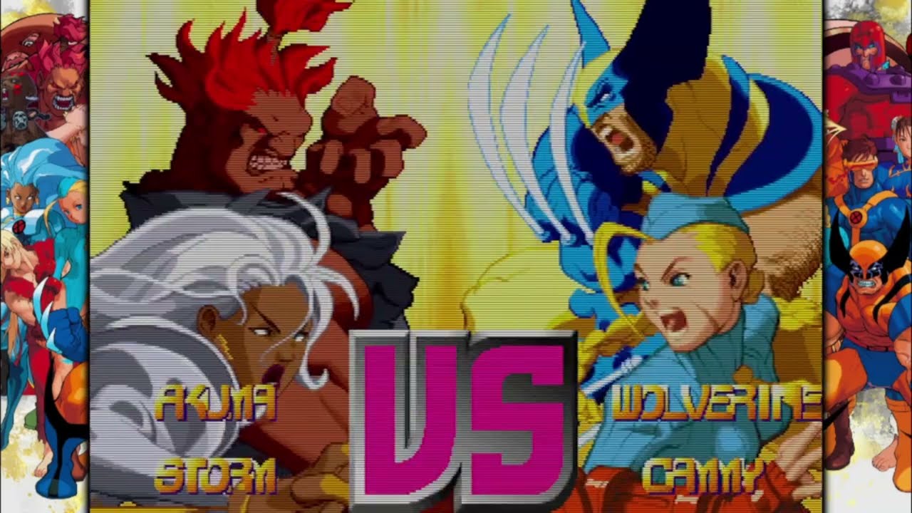 X-Men vs Street Fighter Akuma Storm