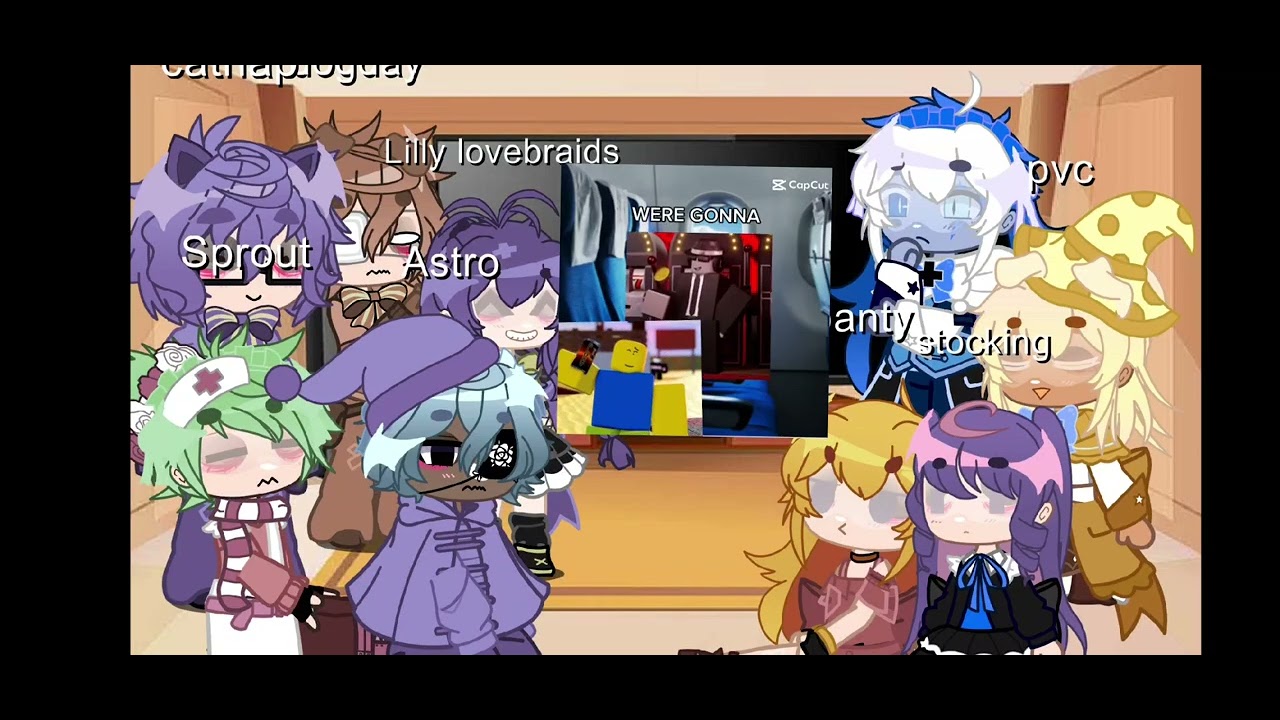 Fandoms react to stuff part 2 #Fandoms #poppyplaytime #crk #pantyandstrocking #dandysworld #gacha 