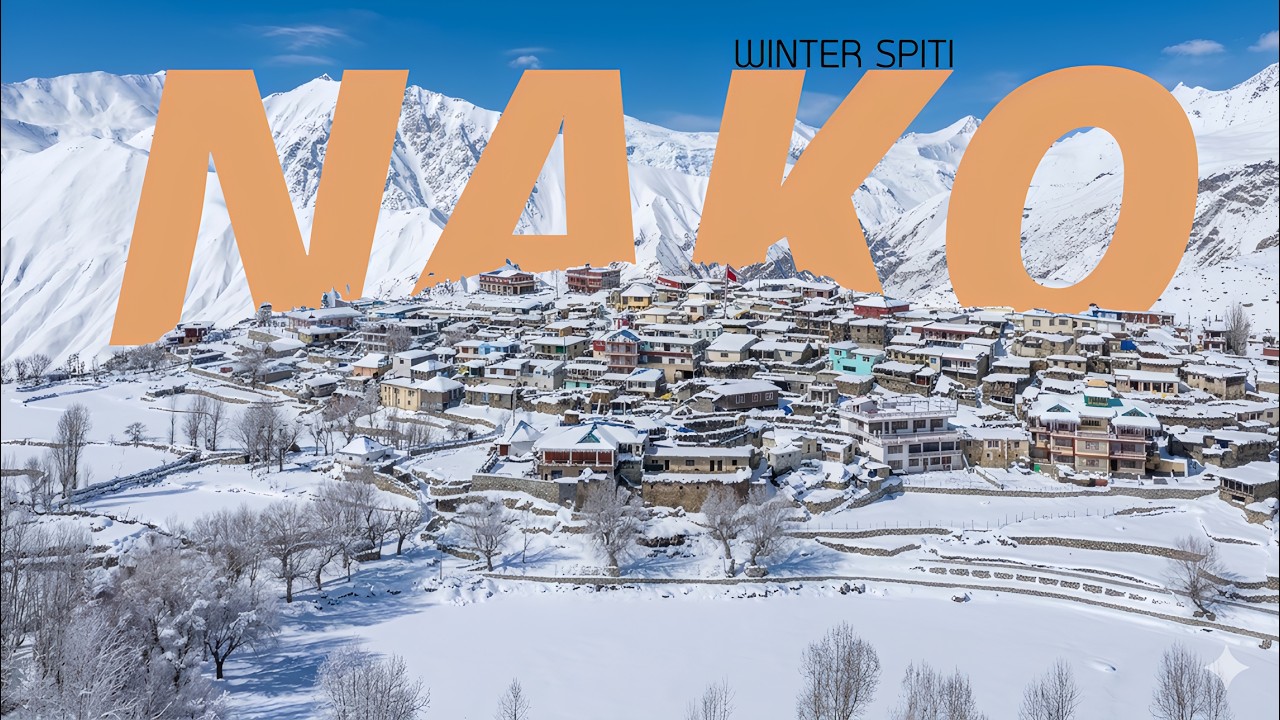 Nako is a high-altitude Himalayan village located at 12014ft in Kinnaur district of Himachal Pradesh