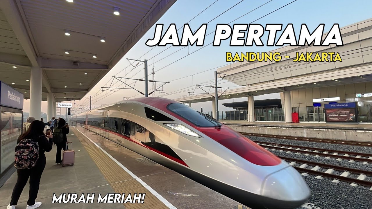 Nontonin Orang Berangkat Kerja😅 | KE PUSAT KOTA JAKARTA NAIK WHOOSH PALING PAGI