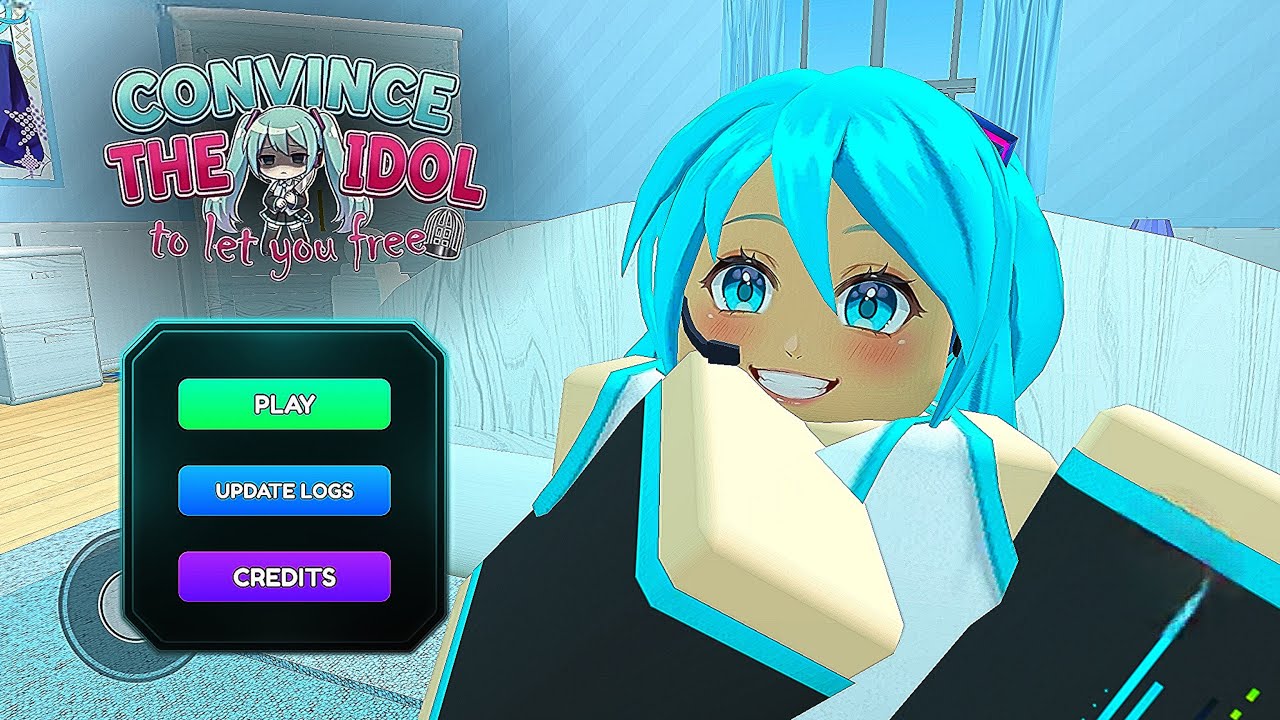 Convince the CRAZY Idol to let you free  [Roblox] - All Endings 