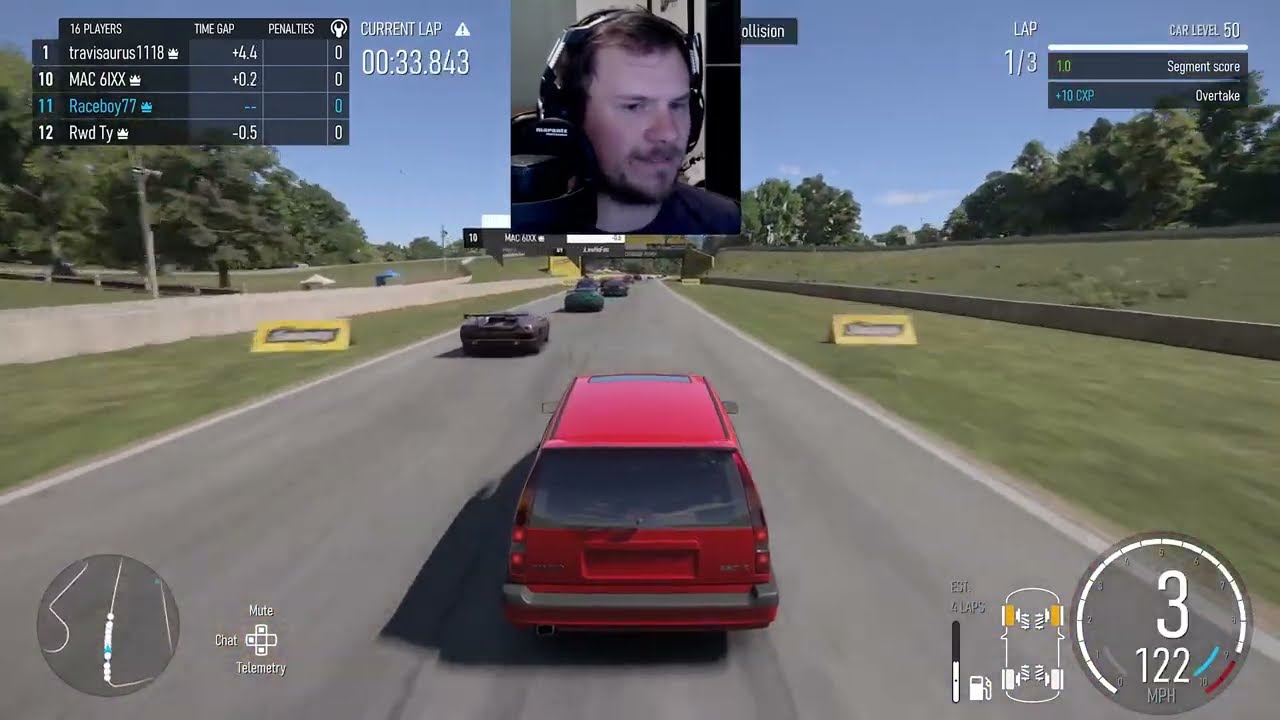 STARTING (near) LAST: 994 HP Volvo 850R (A class) at Road America (Forza Motorsport)