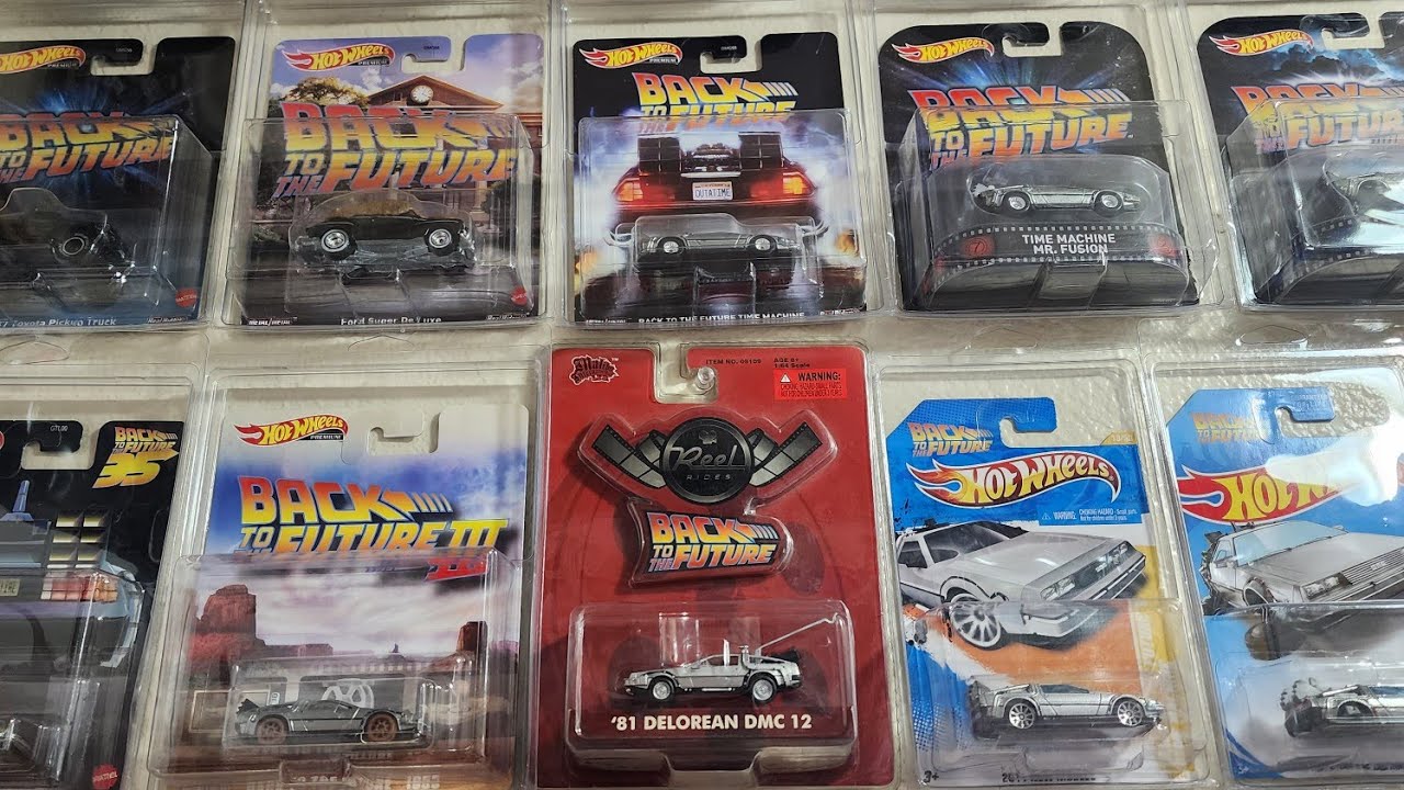 Back to the future Hot wheels collection #hotwheels #backtothefuture  #volveralfuturo