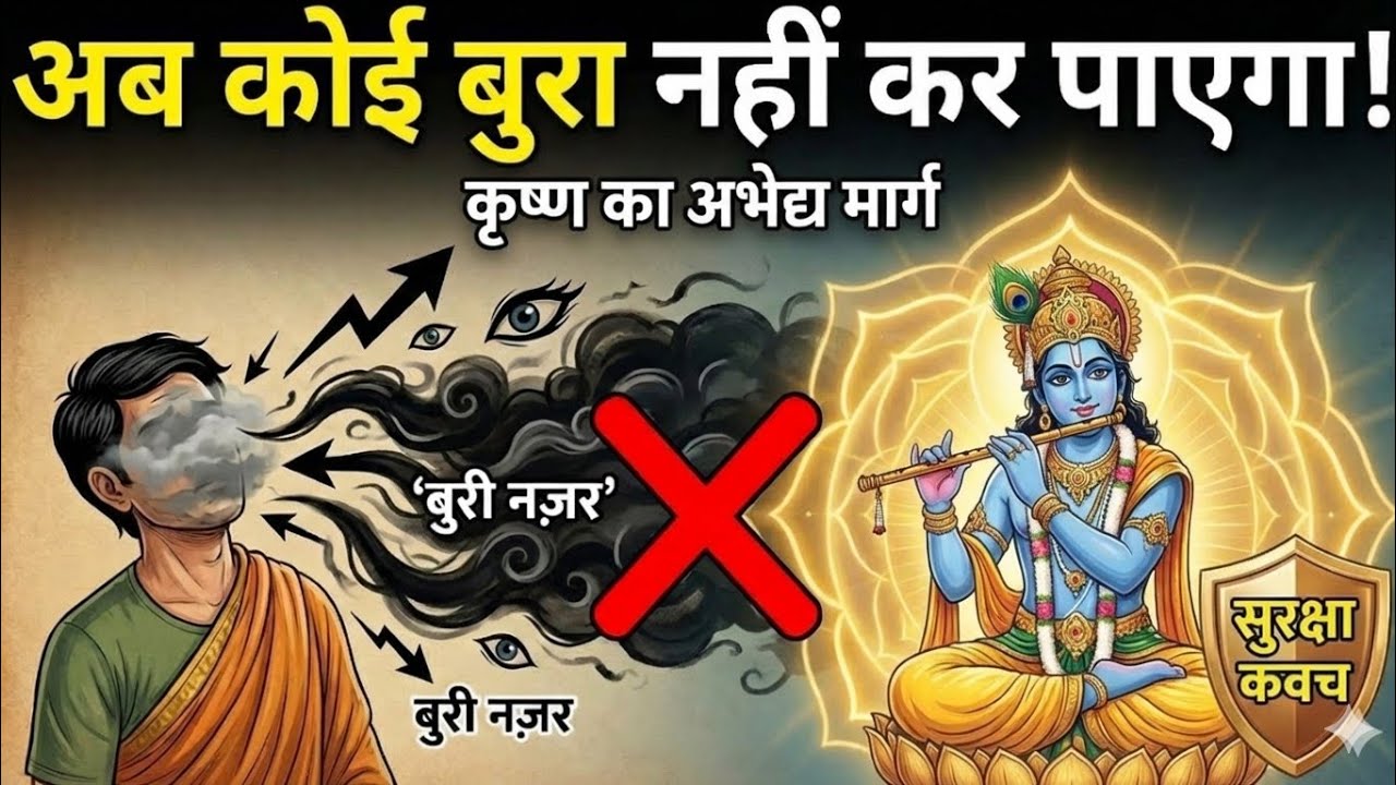 बुरी नज़र और नकारात्मकता से बचने का कृष्ण मार्ग | 4 ब्रह्मविहार: अभेद्य सुरक्षा कवच। Krishna Teaching