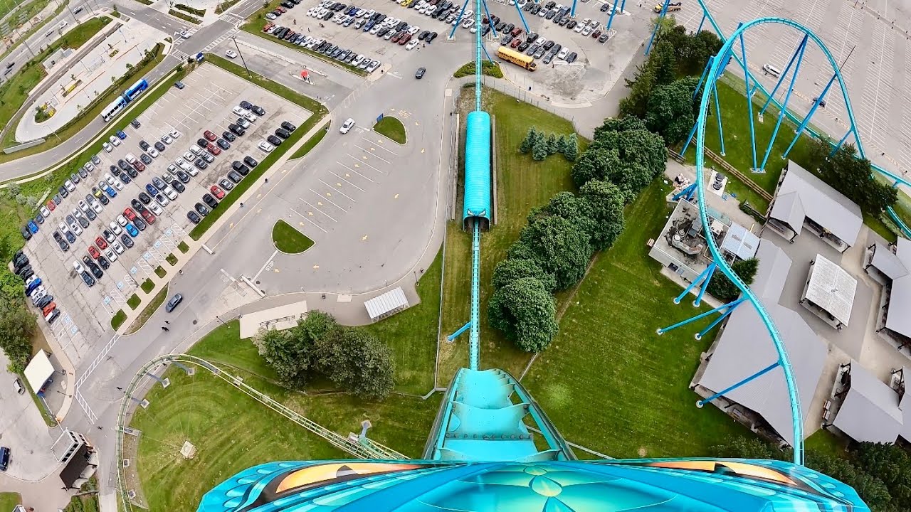 Leviathan: САМЫЕ ВЫСОКИЕ И БЫСТРЫЕ американские горки в КАНАДЕ, POV 4K! | Canada’s Wonderland [Ав...