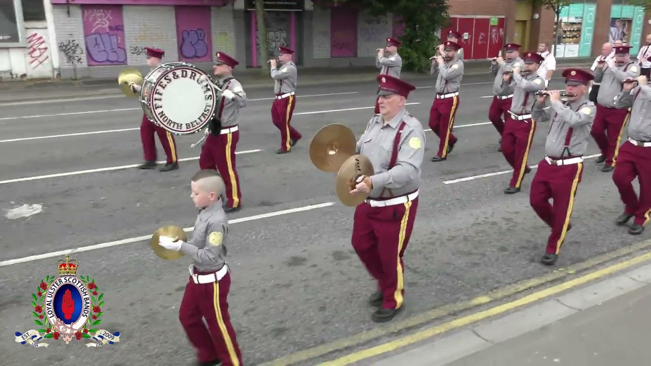 City Of Belfast Fifes & Drums @ Tour Of The North Parade 16/06/23