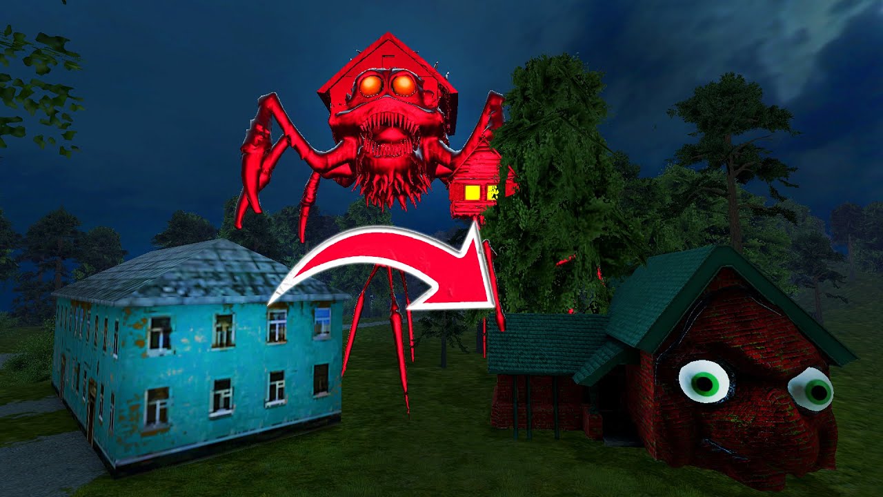 HOUSE TURN INTO RUBY HOUSE HEAD MONSTER AND OTHER in garry's mod