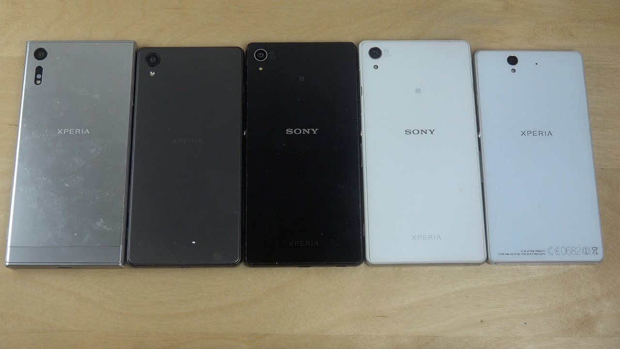 Sony Xperia XZ, Xperia X, Xperia Z3+, Xperia Z2 & Xperia Z Design Comparison!