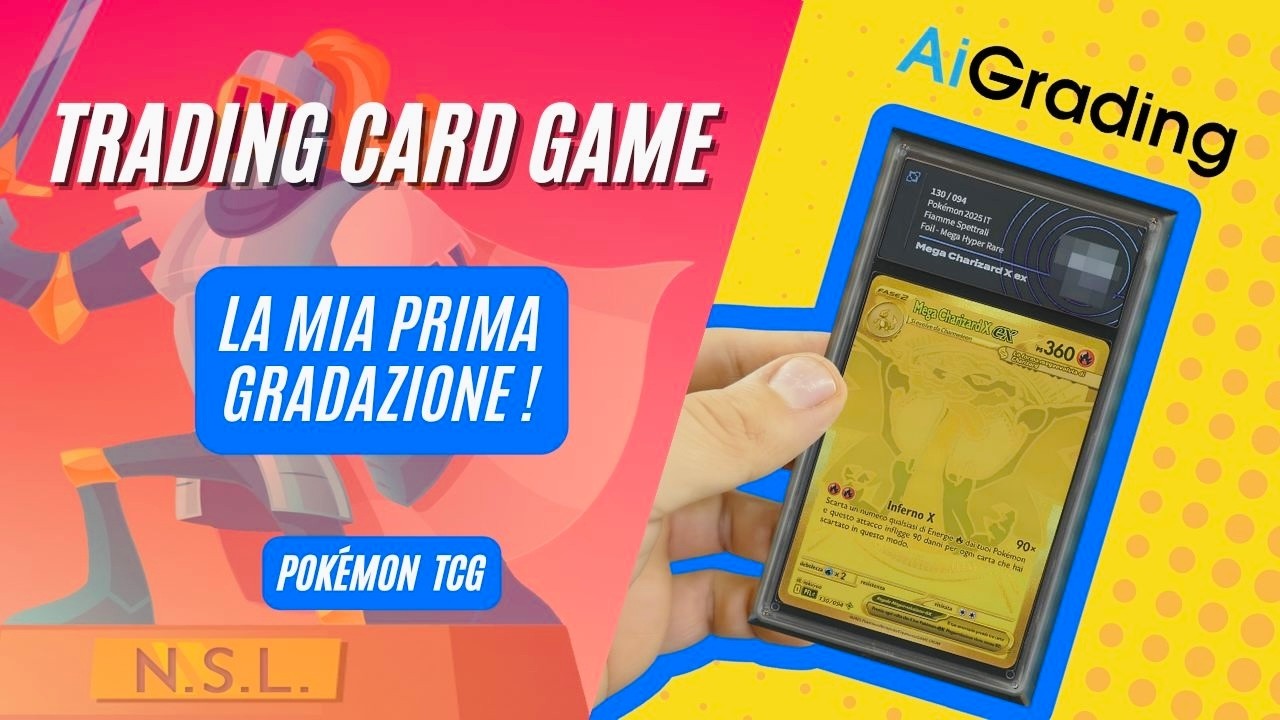 La mia prima gradazione &bull; Mega Charizard X Gold &bull; AiGrading