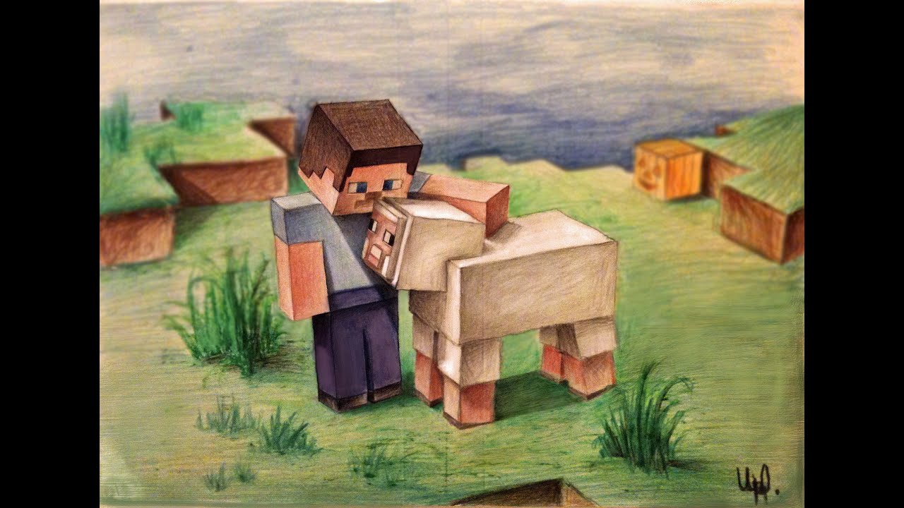 Speed drawing minecraft