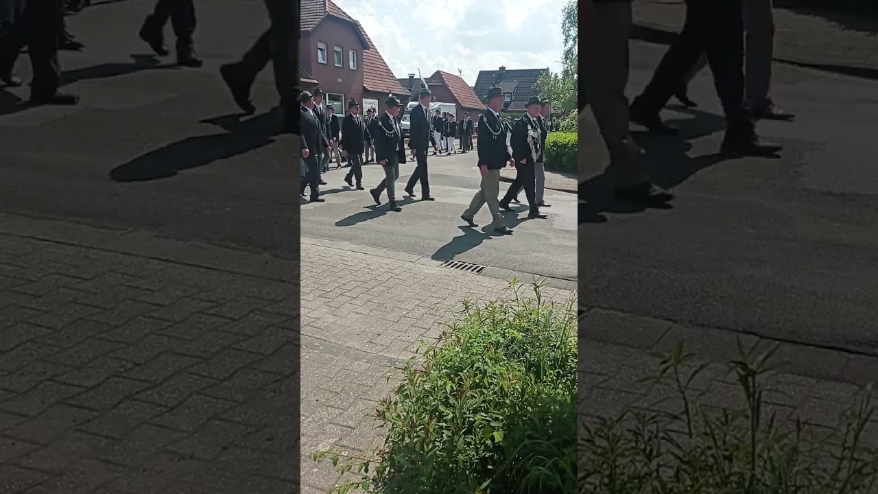 400 jahre Schützenfest Dreierwalde Marsch |Kreuzung Imhofstr. Knüwenstr. Richtung Alter Sportplatz
