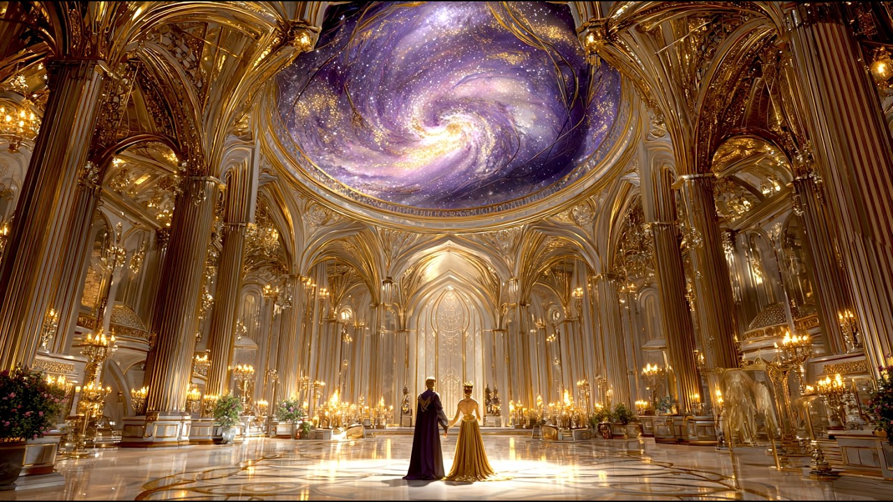 Exploring Galactic Starlight Palaces -  AI Fantasy Sci Fi Adventure (4K)