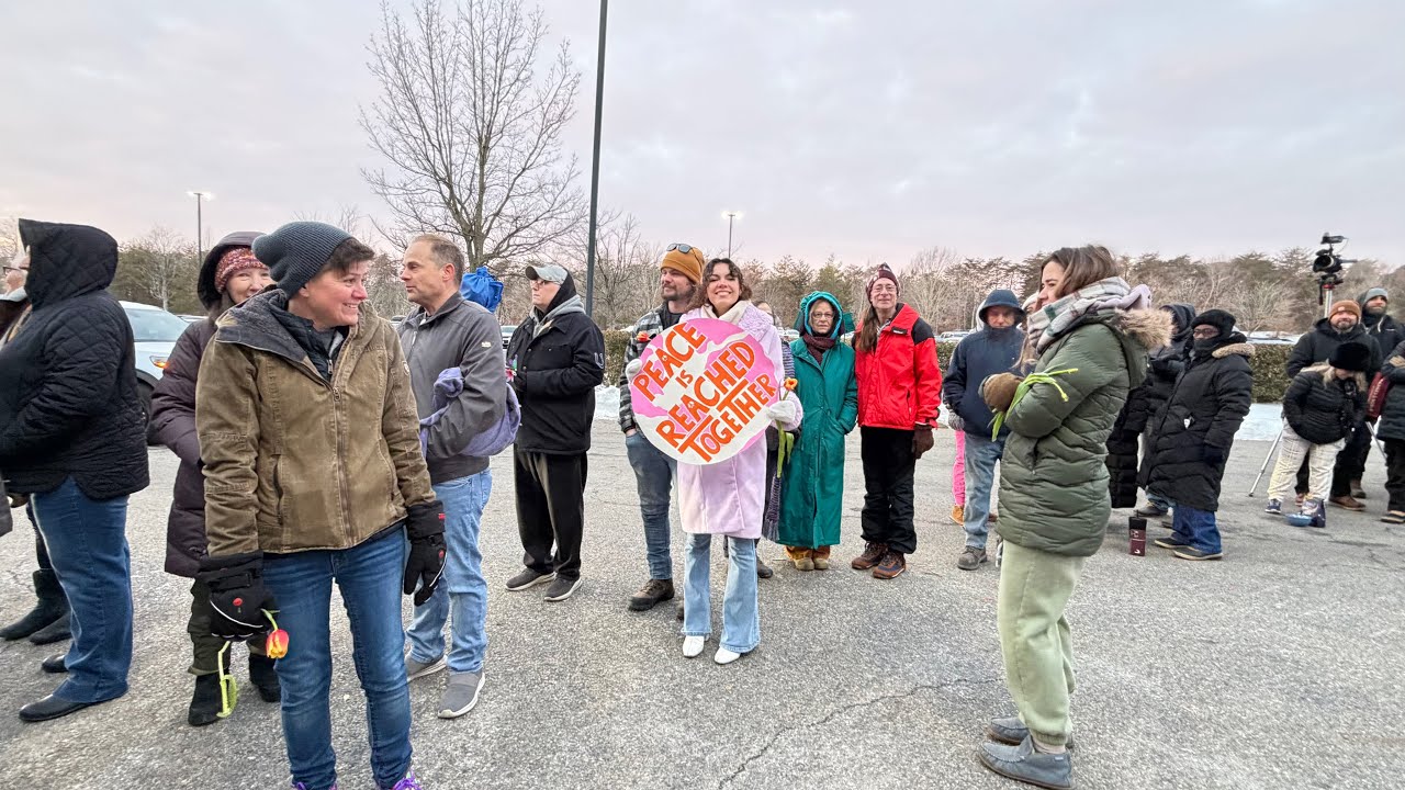 A I B Y-LinoSon is live! Walk For Peace in Fredericksburg City, VA.