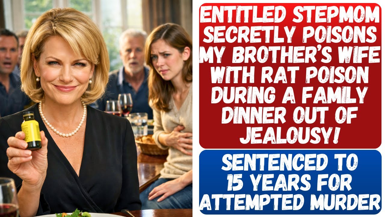 ENTITLED STEPMOM SECRETLY POISONS MY BROTHER’S WIFE WITH RAT POISON DURING A FAMILY DINNER!!!