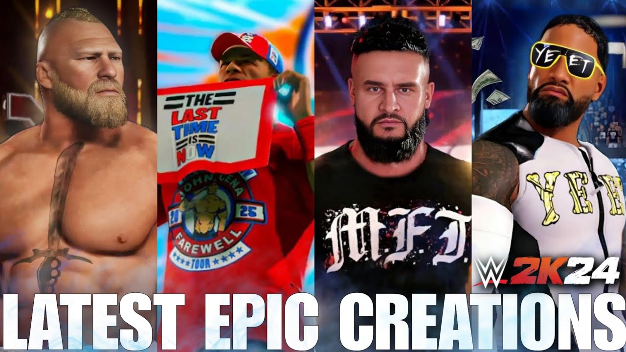 WWE2K24 CRAZY LATEST COMMUNITY CREATIONS THAT WORTH DOWNLOADING
