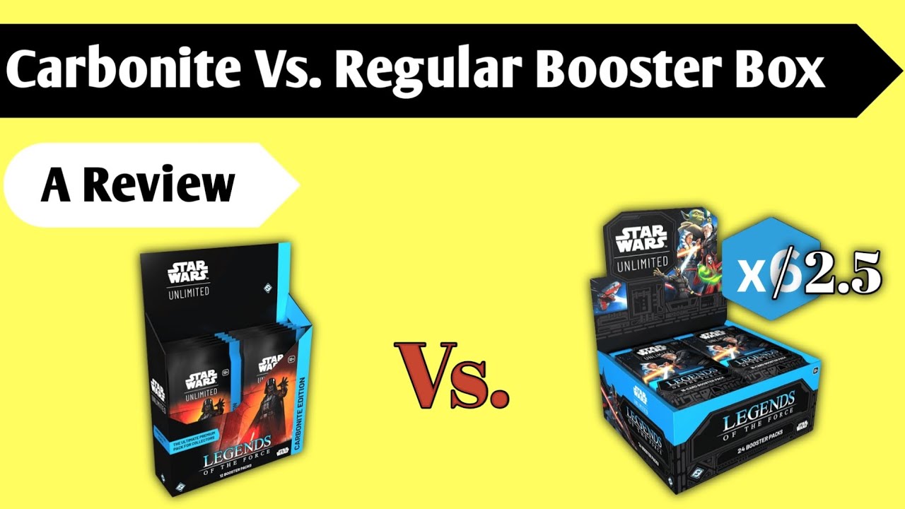 Carbonite versus Regular Booster Boxes a Review