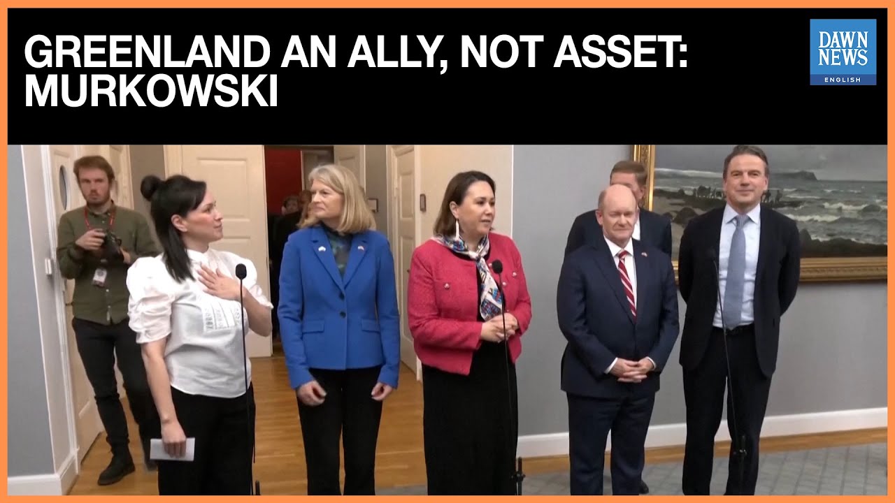 Greenland To Be Seen As 'Ally, Not As An Asset' Says US Senator Murkowski | Dawn News English