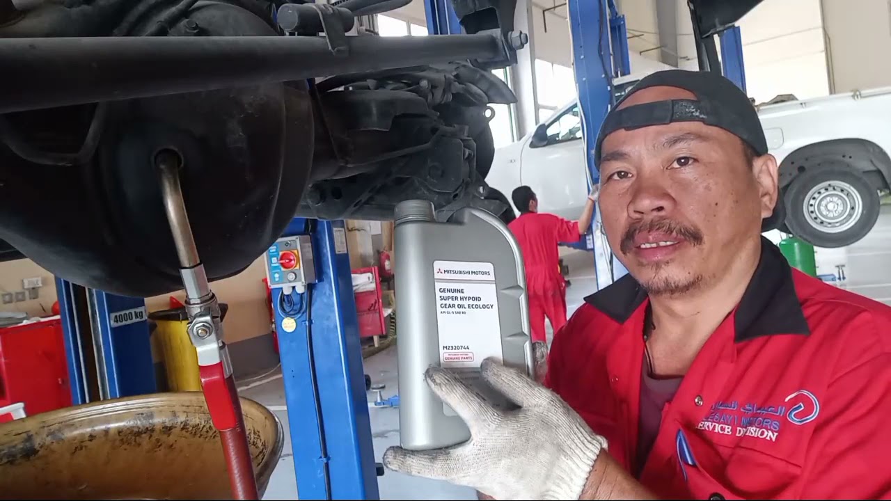 Mitsubishi Montero (change all gear oil) with specification oil