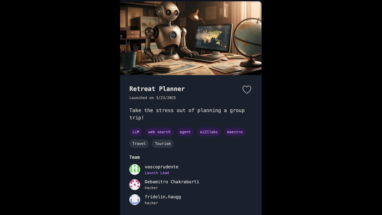 AI Travel Planner (TravelWizard AI21 Hackathon)