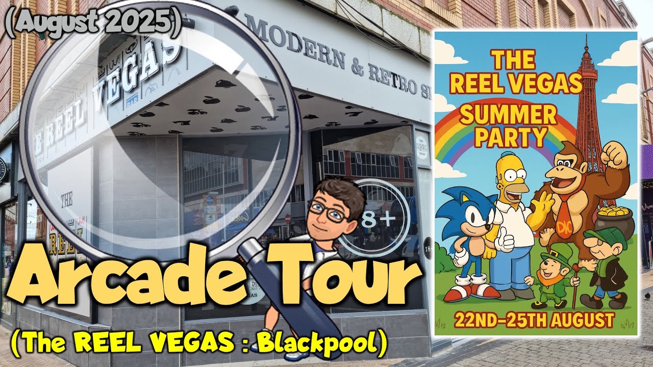 THE REEL VEGAS | Pre Summer Party Arcade Tour Blackpool (August 2025)