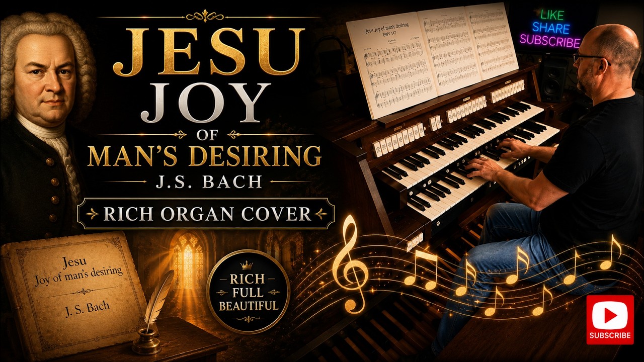 PIPE ORGAN COVER: Jesu Joy of man's desiring (J.S. Bach) by Martijn Koetsier