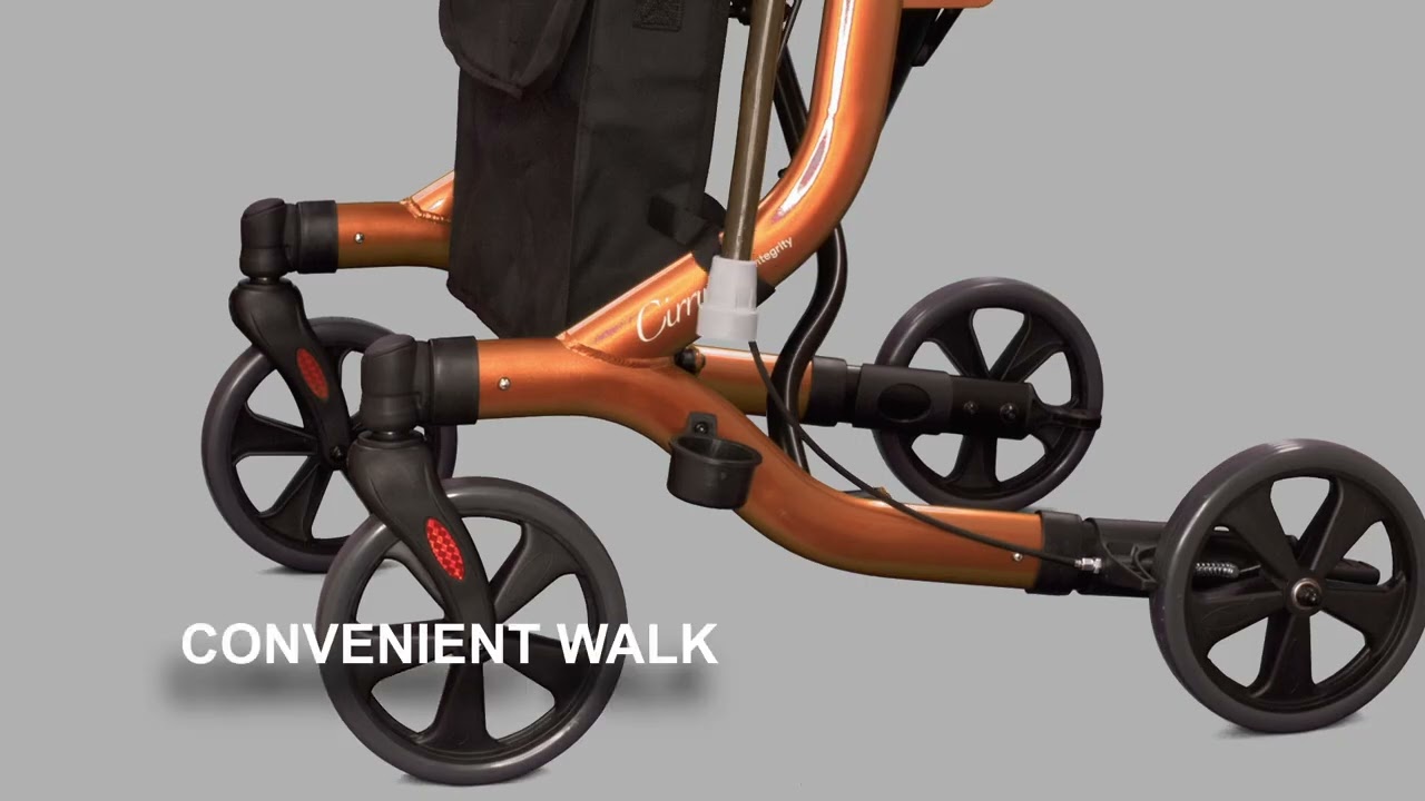 Cirrus lightweight aluminium 4 wheel rollator