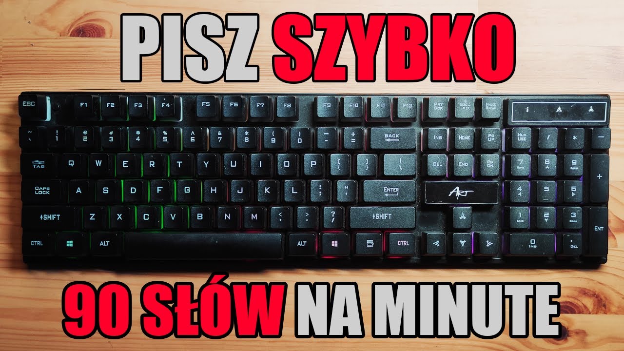 Jak nauczyć się pisać 90 słów na minutę?