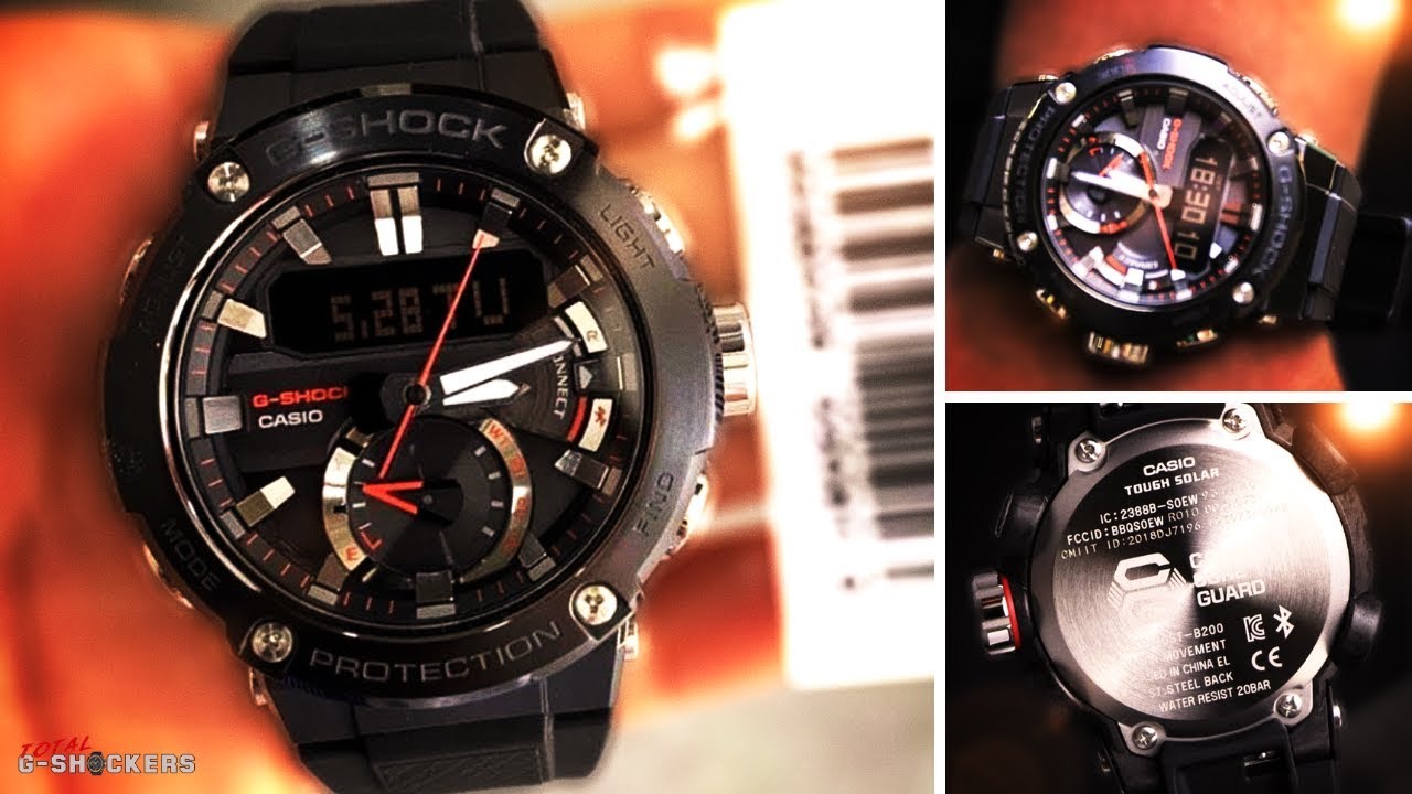 Casio G-Shock G-STEEL Carbon Core Guard GSTB200B-1A