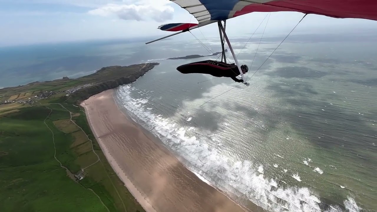 Hang Gliding Rhossili 2nd of July 2023
