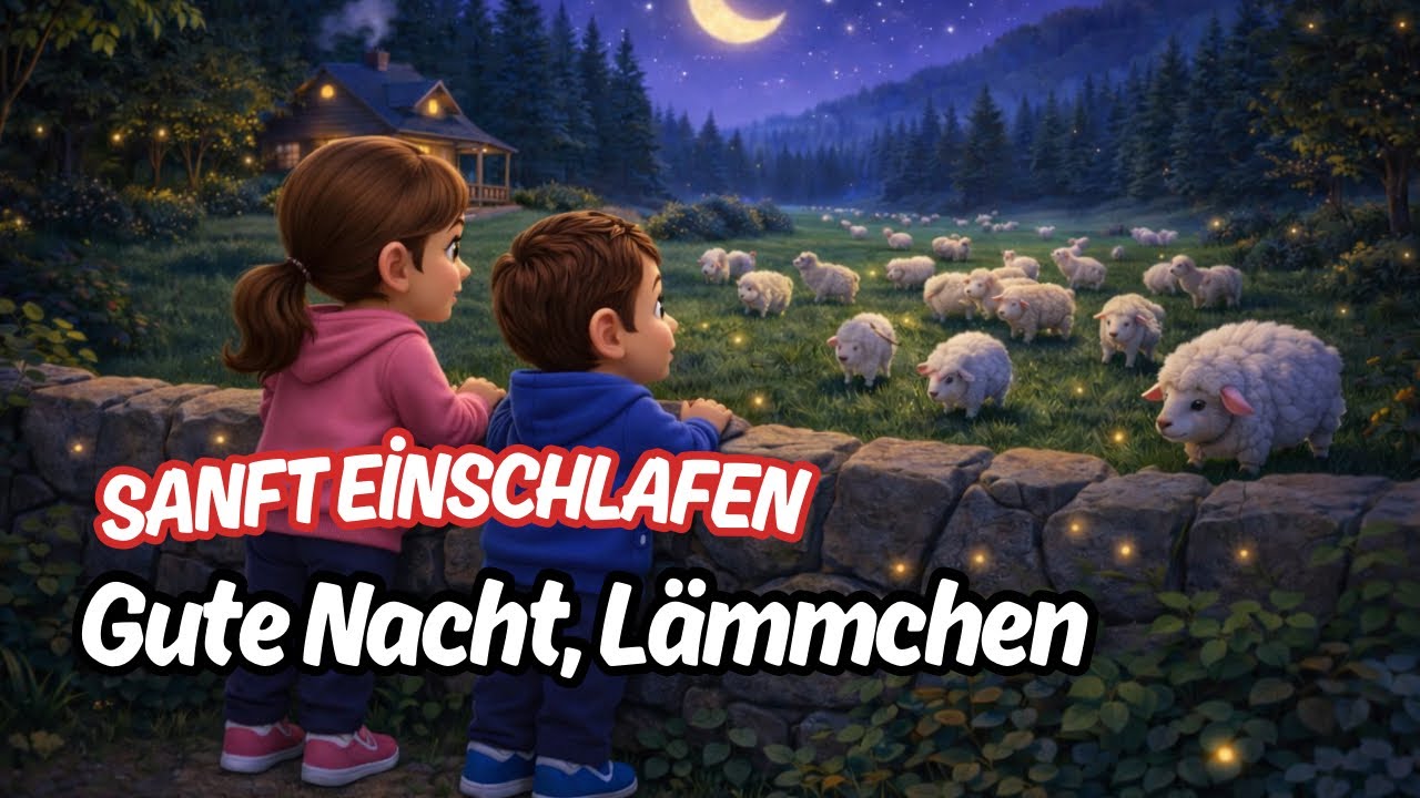 Beruhigendes Wiegenlied für Babys 🐑 | Sanft einschlafen mit Lämmchen