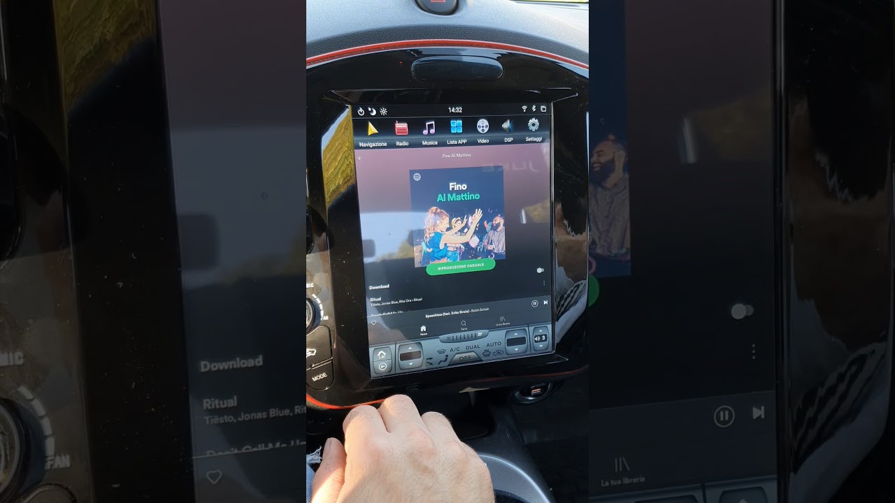 Autoradio android nissan juke tesla style px6