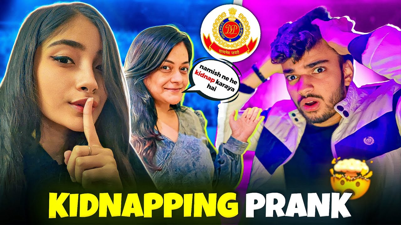 I Got Kidnapped 😱Prank On Namish With My Mom! | *He Cried😭