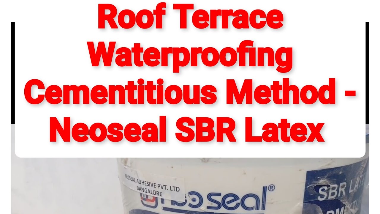 Roof Terrace Waterproofing - Cementitious Method - Neoseal SBR Latex, roofwaterproofing, terrace