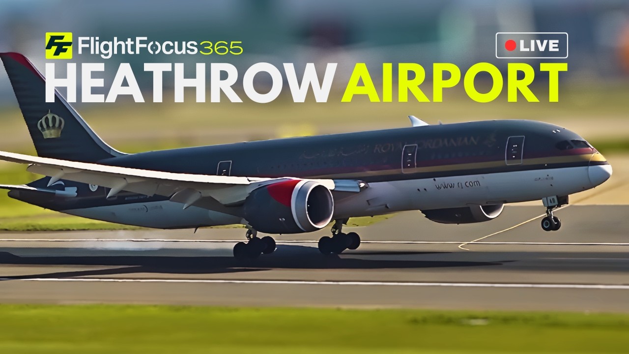 Heathrow Airport Live - Monday 13th April 2026
