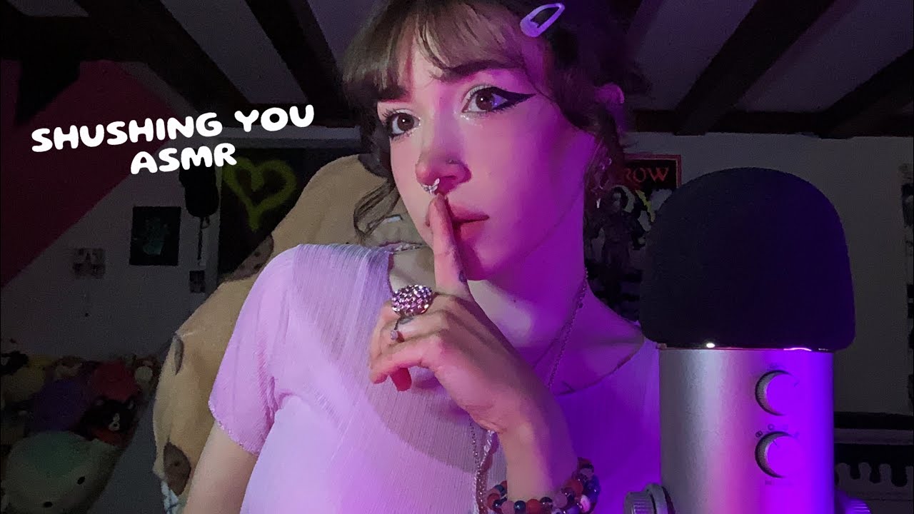 Shushing You So I Can Ramble ASMR | Finger Fluttering, Hand Movements, Whispering