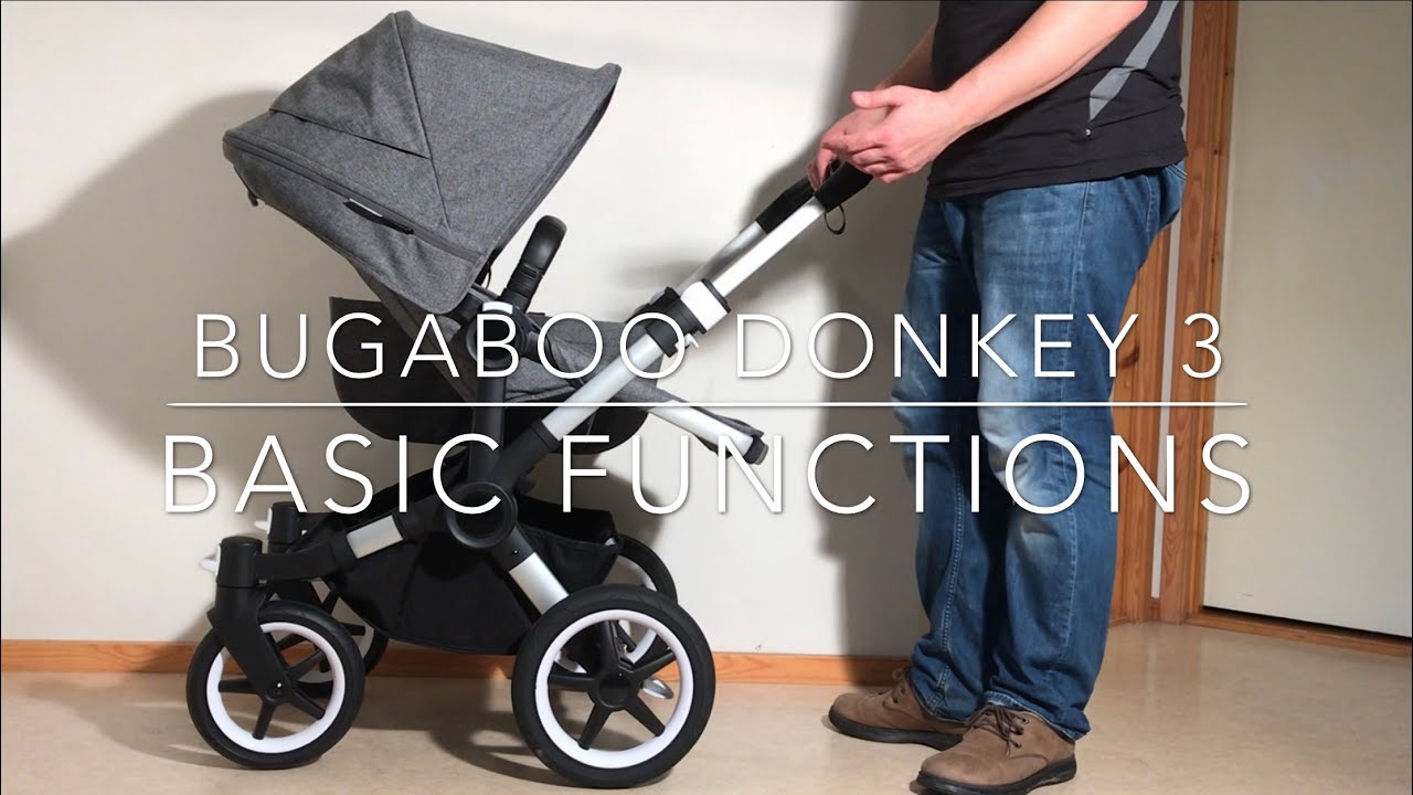 Bugaboo Donkey 3: Demonstration of Basic Functions