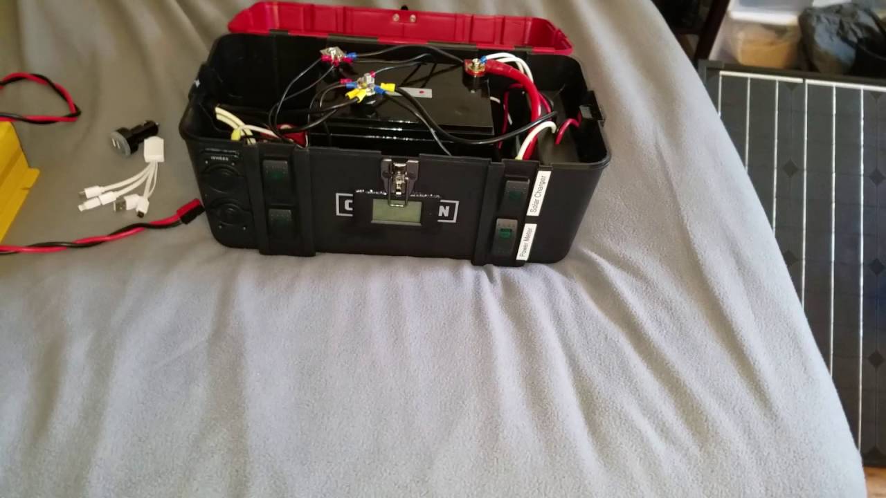 Portable LiFePo4 Battery Box / Solar Generator