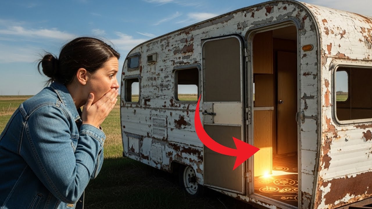 Struggling Single Mom Buys $300 Trailer—Finds Sealed Trapdoor to Forgotten Cold War Bunker