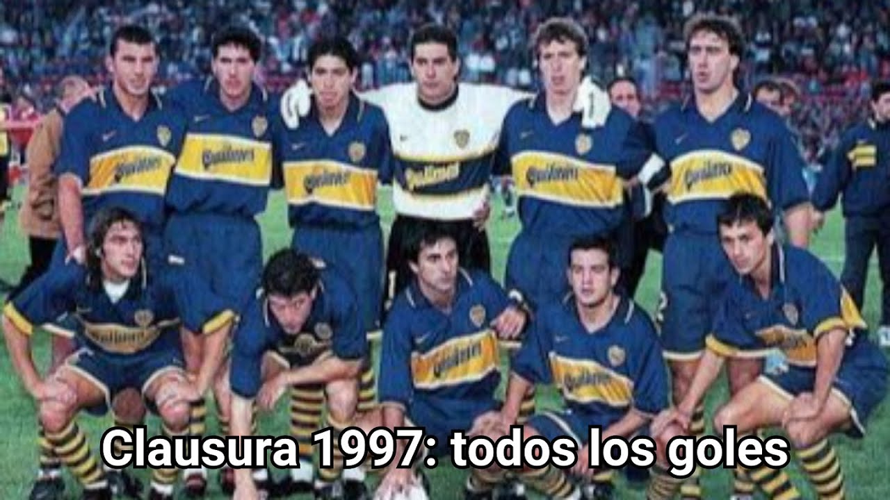 Todos los goles de Boca en el Torneo Clausura 1997