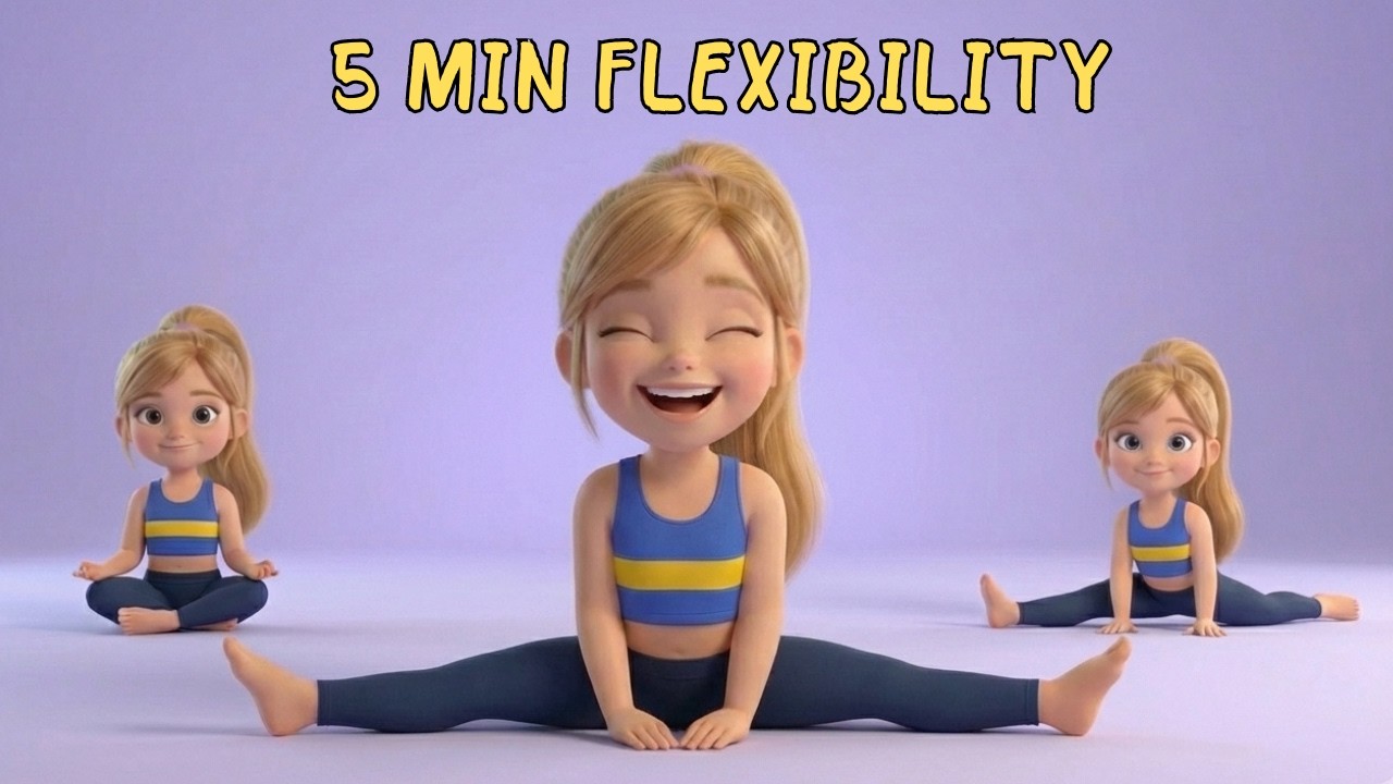 Kids Stretching Routine for Legs | Get Flexible in 5 Minutes