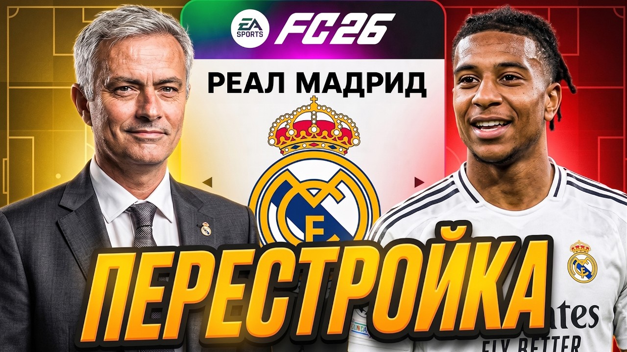 БОЛЬШАЯ и РЕАЛИСТИЧНАЯ ПЕРЕСТРОЙКА за РЕАЛ МАДРИД в карьере тренера в EA FC 26