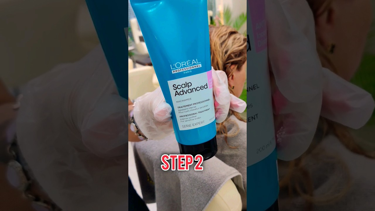 HOW TO DO SCALP TREATMENT / LOREAL SCALP ADVANCED #haircare #scalpcare #scalpcleaning #cleaning