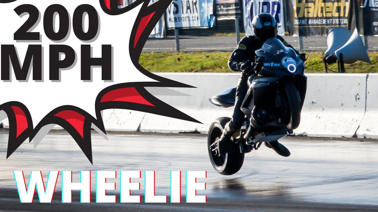 Turbo GSXR 1000 200mph Wheelies @ Hail Mary Derby