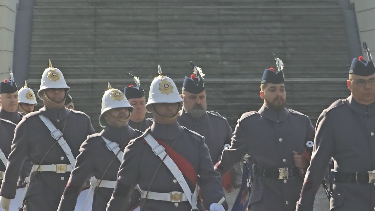 Changing The Guard Royal Gibraltar Regiment Corps of Drums