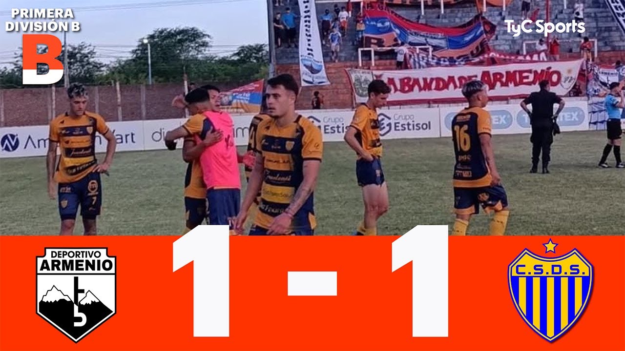 Deportivo Armenio 1-1 Dock Sud | Primera Divisi&oacute;n B | Fecha 21 (Clausura)